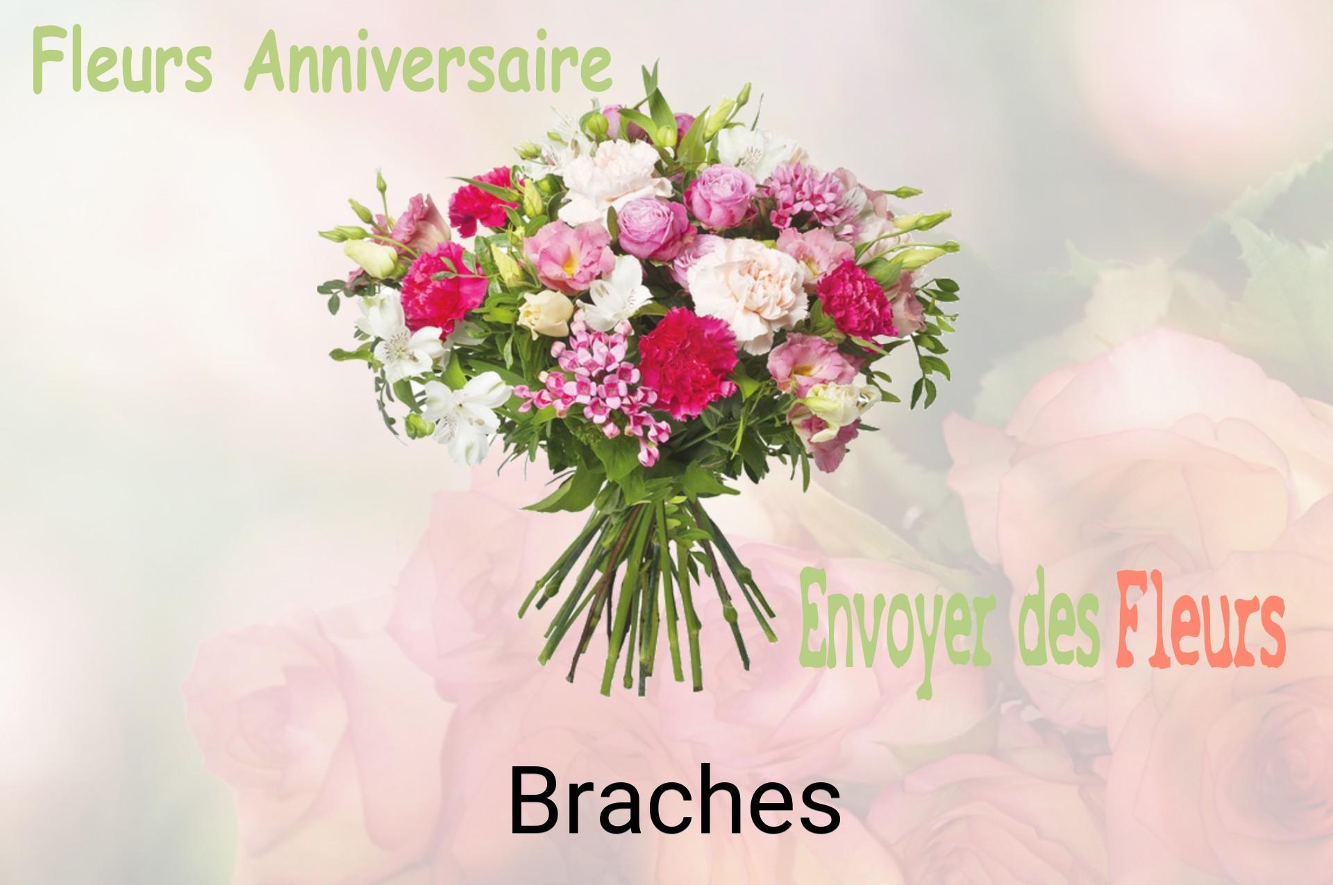 Bouquet de fleurs d’anniversaire livré à Braches